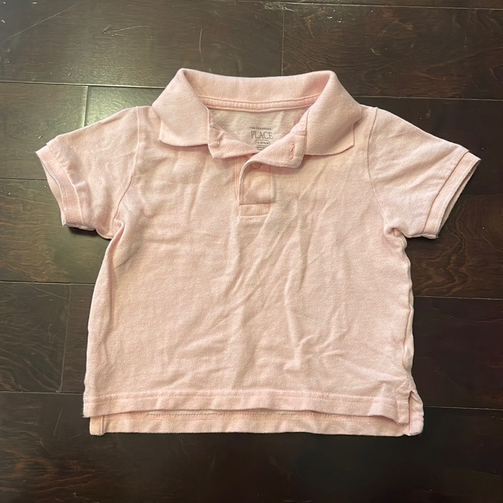 Pink Children’s Place Polo Shirt Size 12-18M